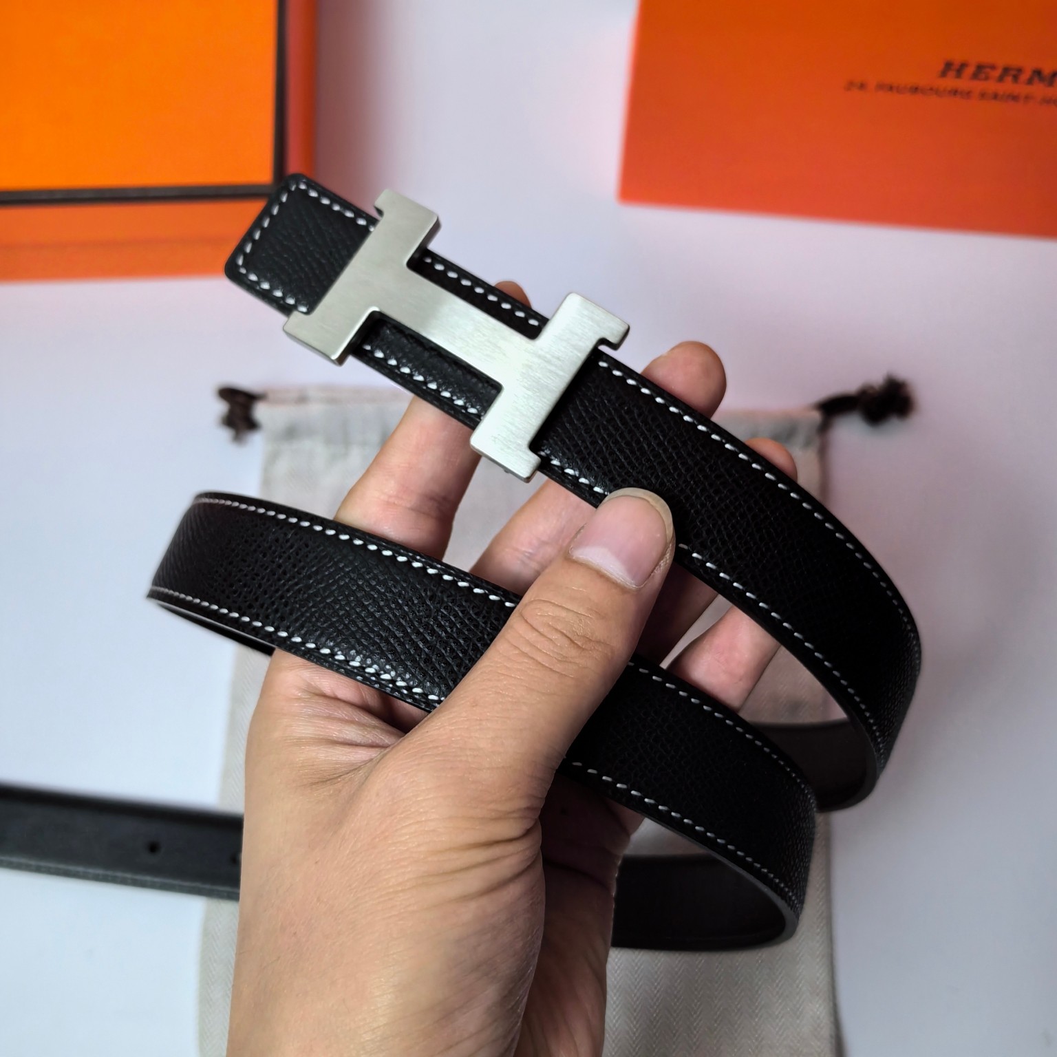 Hermes Leather Belts 1:1 Mirror Version