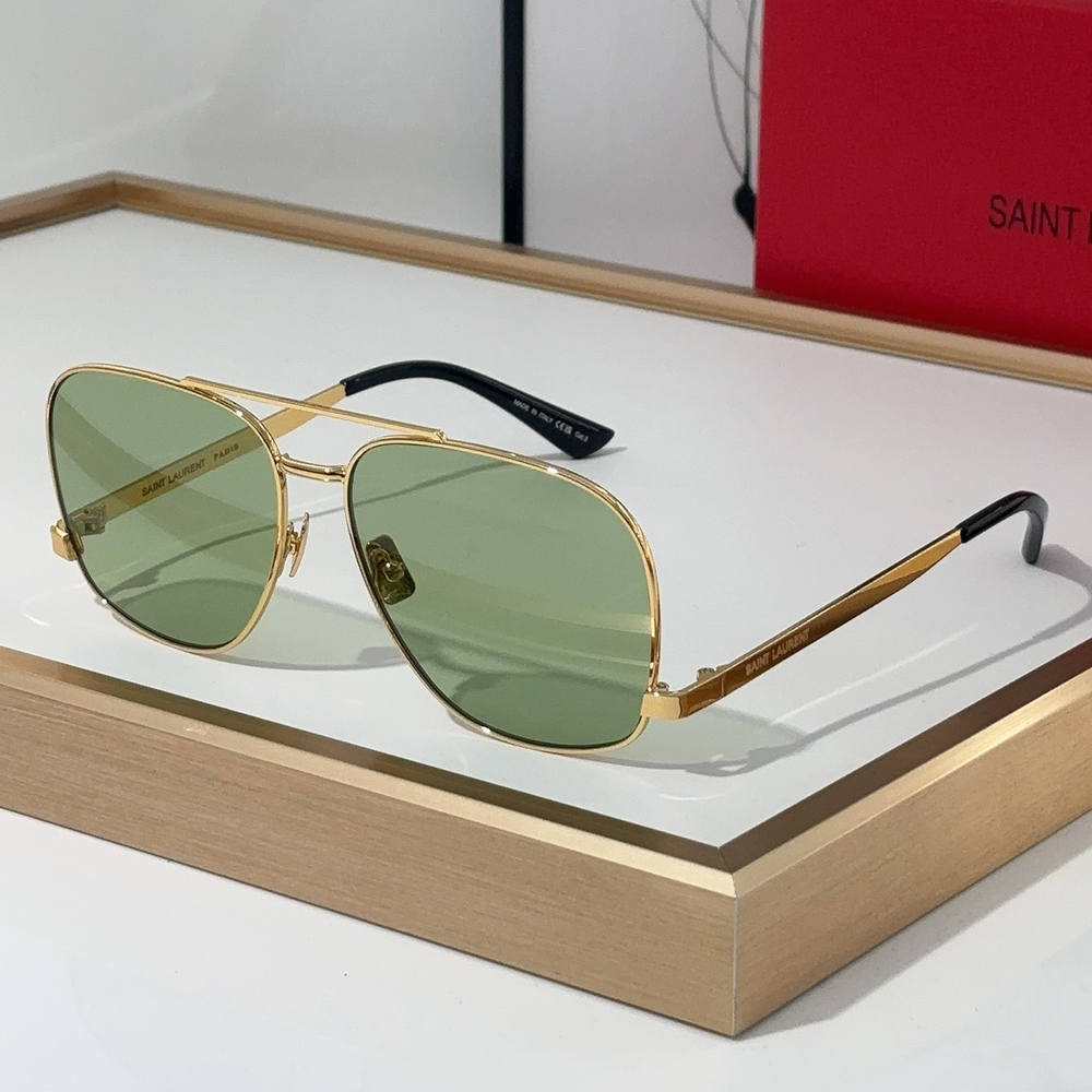 Saint Laurent YSL Metal Oval Sunglasses Top Quality（Replica）