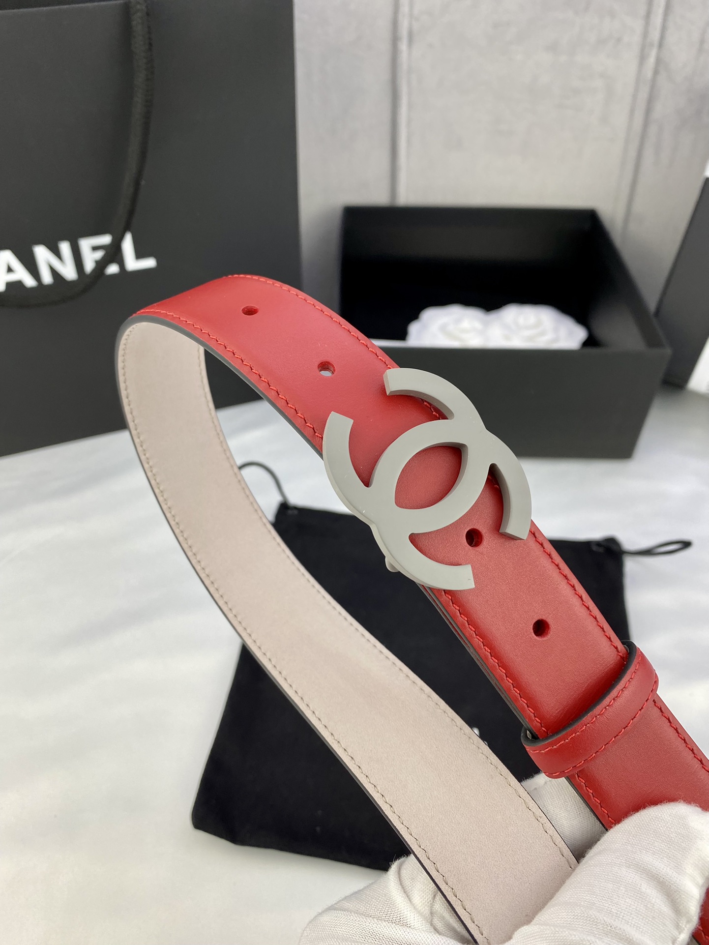 Chanel Leather Belts 1:1 Mirror Version