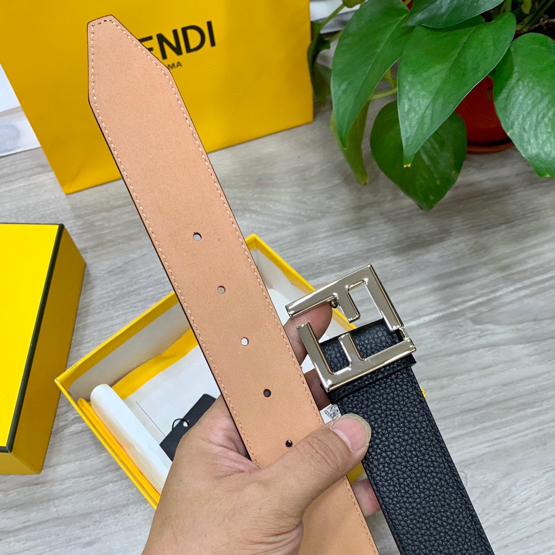 Fendi Leather Belts 1:1 Mirror Version