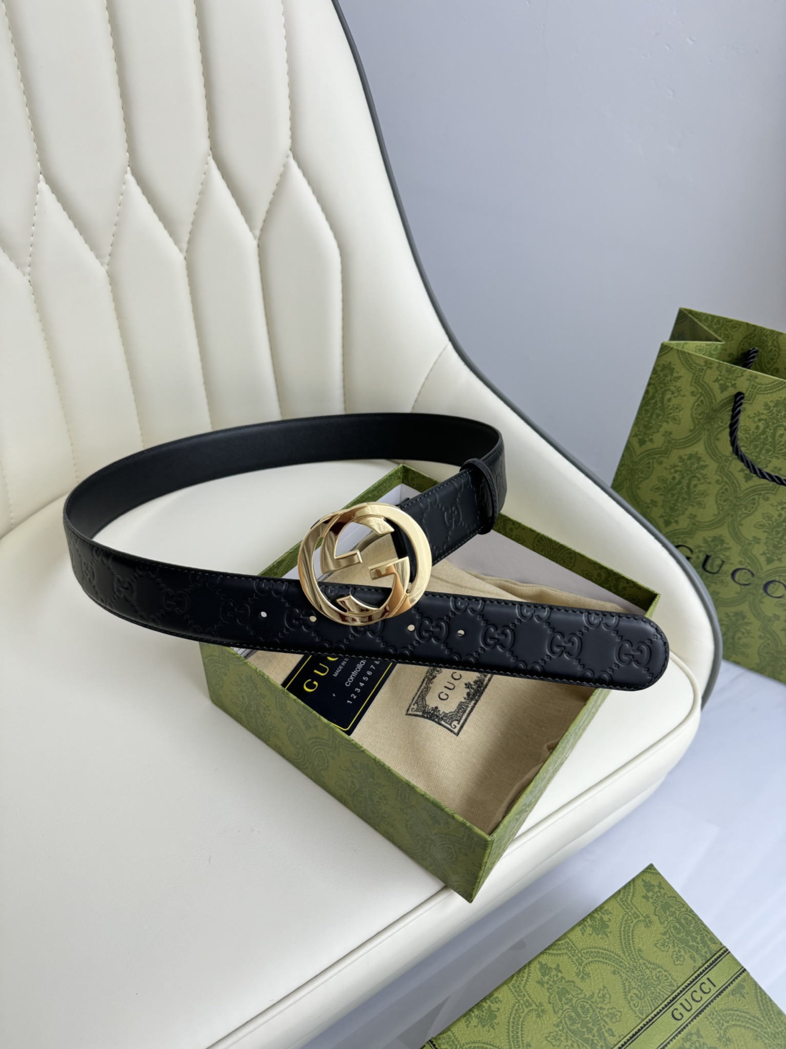 Gucci Leather Belts 1:1 Mirror Version