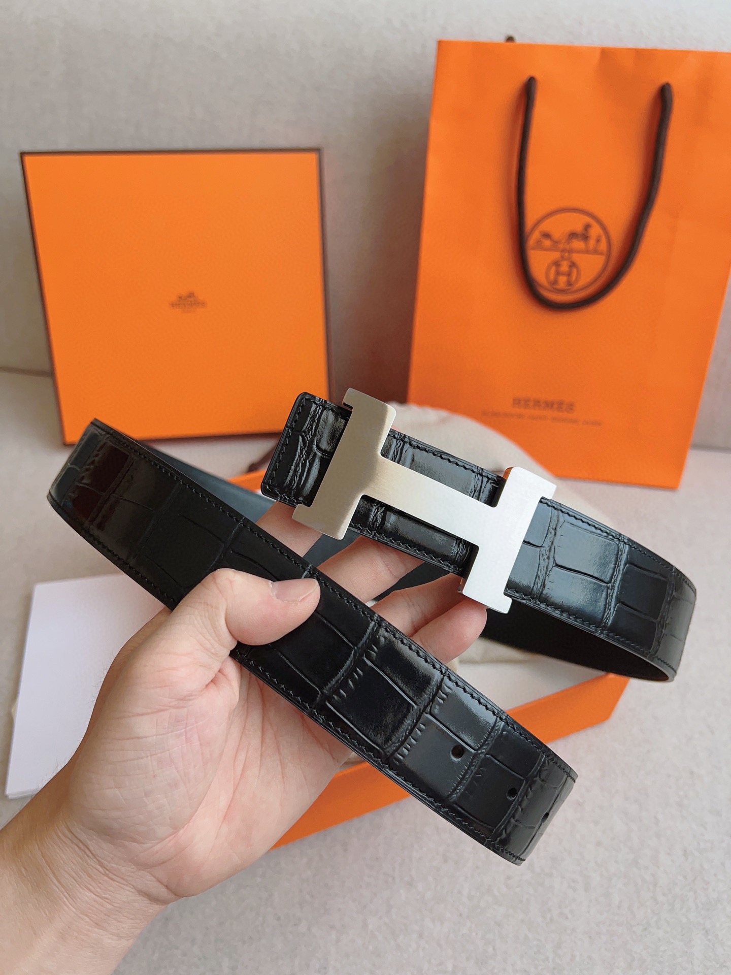 Hermes Leather Belts 1:1 Mirror Version