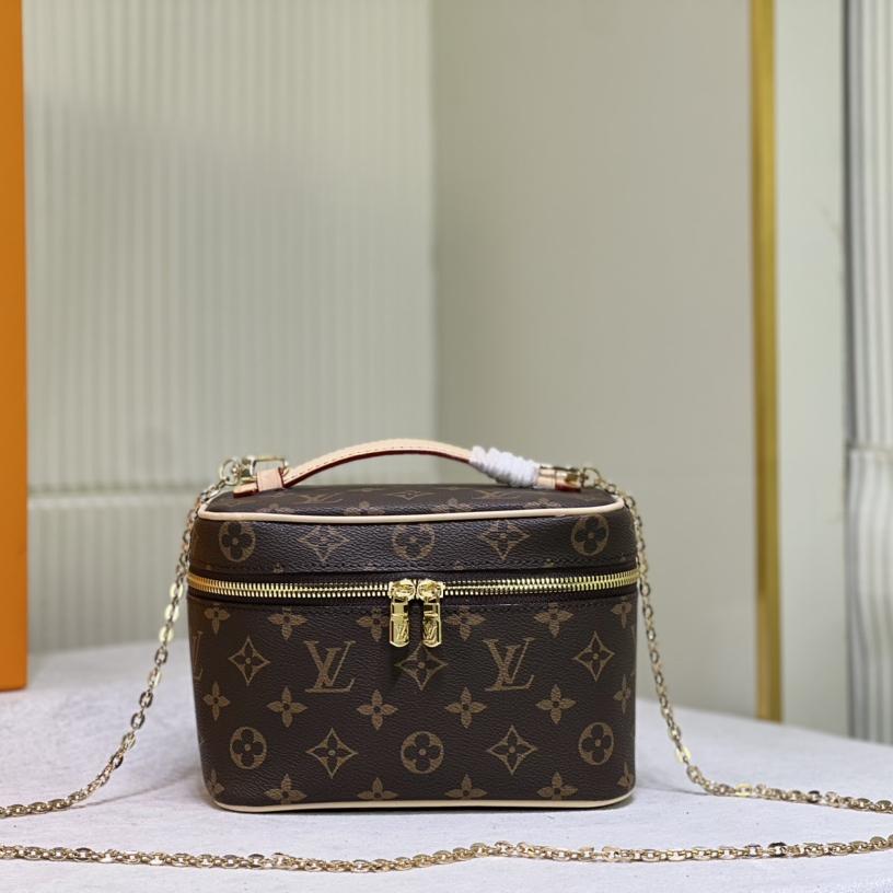 Louis Vuitton LV Nice Leather Cosmetic Bag Handbag M42265&M44495&M44936 Top quality (Replica)