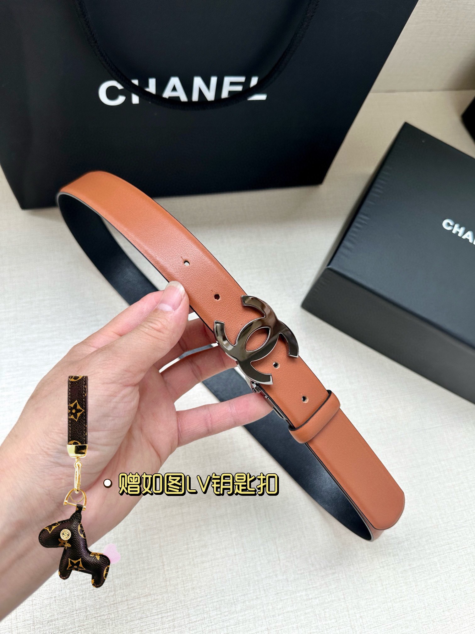 Chanel Leather Belts 1:1 Mirror Version