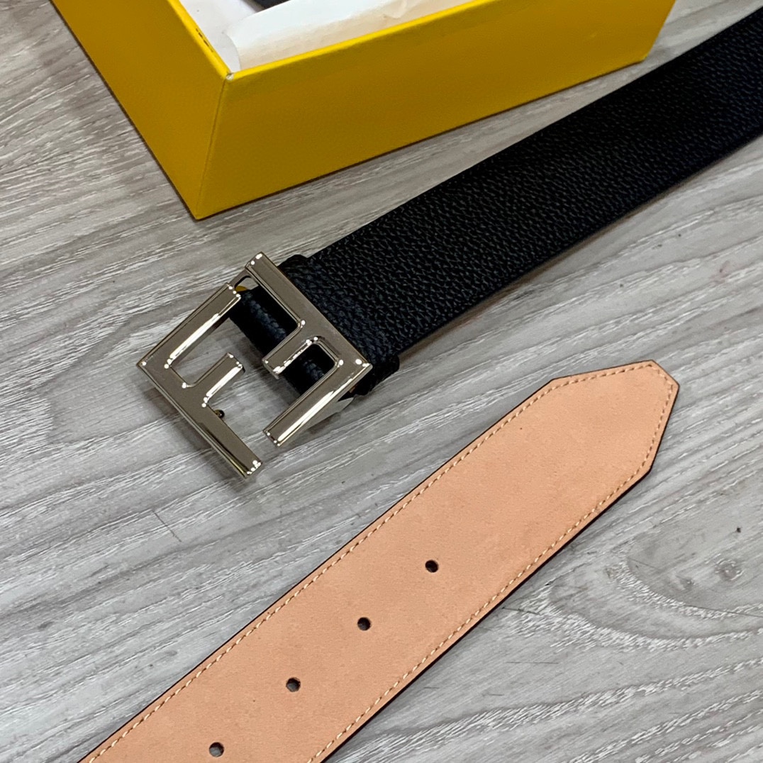 Fendi Leather Belts 1:1 Mirror Version