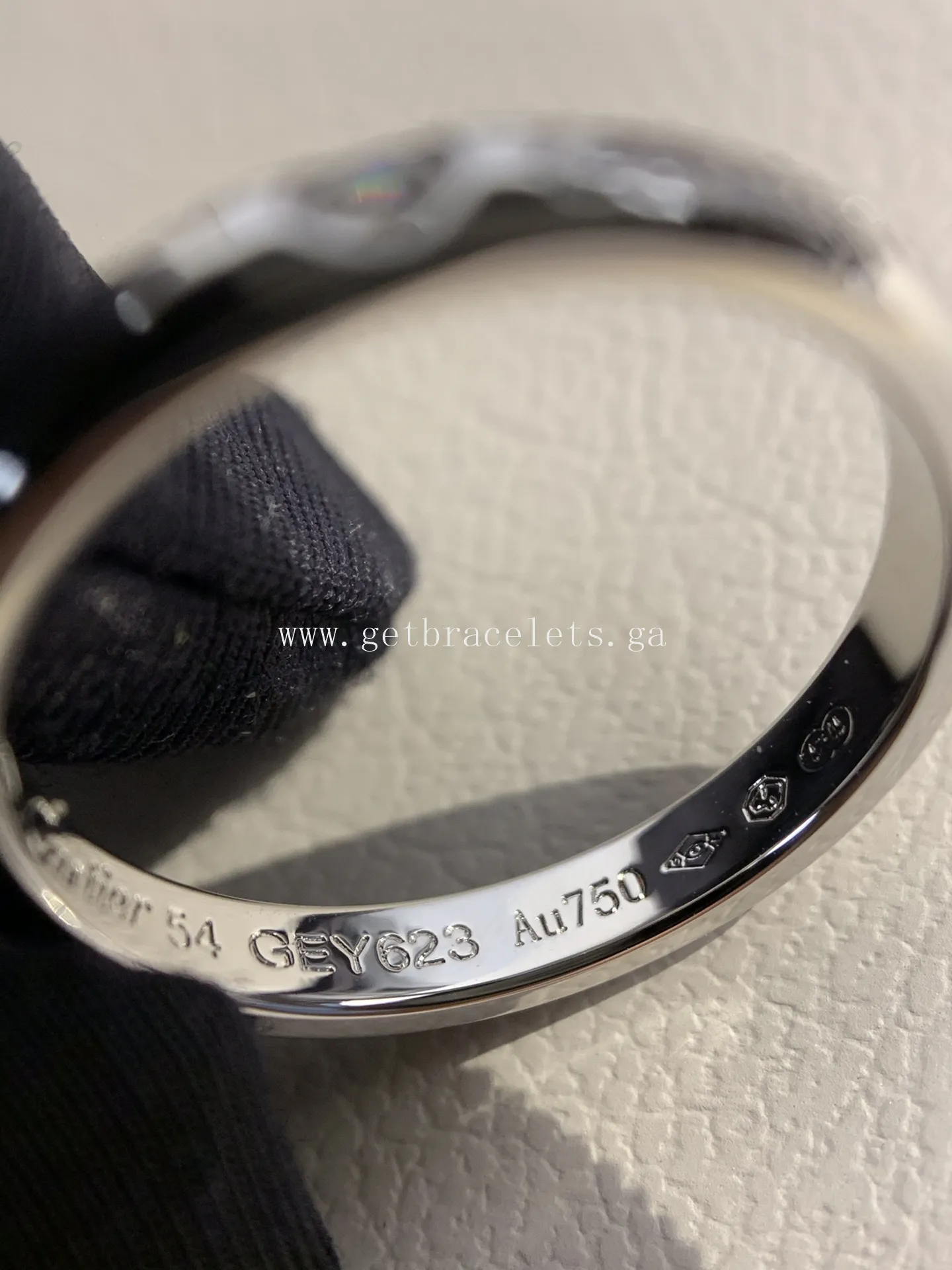 Cartier 1895 Wedding ring With 1 Diamonds White Gold