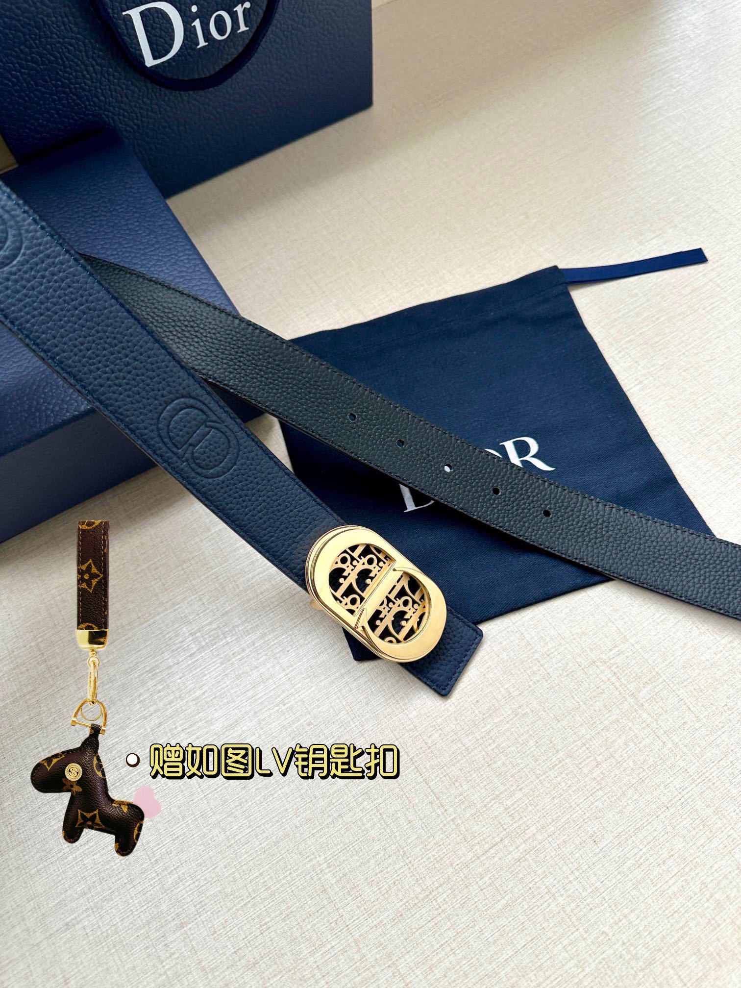 Dior Leather Belts 1:1 Mirror Version