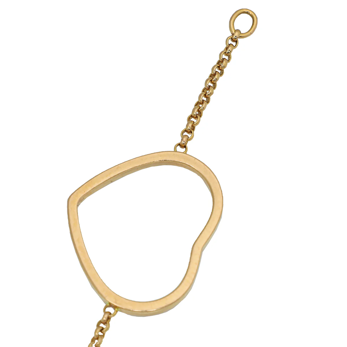 Chopard 18K Rose Gold Diamond Happy Hearts Bracelet