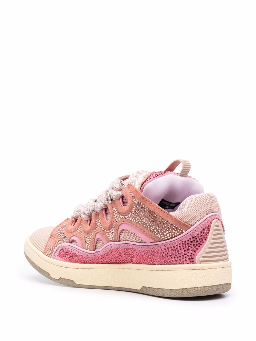 Lanvin LEATHER CURB SNEAKERS(Replica)