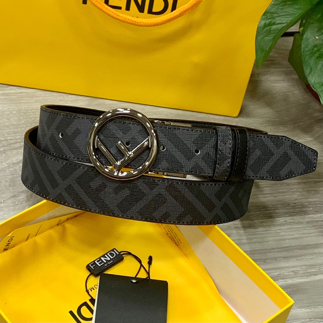 Fendi Leather Belts 1:1 Mirror Version