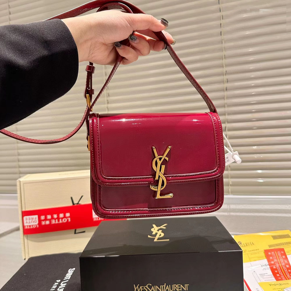 Saint Laurent YSL SOFLERINO Box Glossy Shoulder Bag (Replica)
