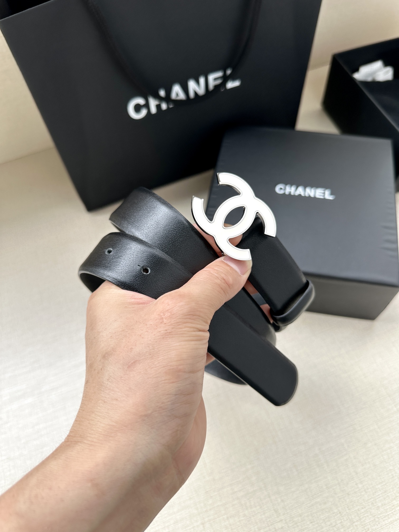Chanel Leather Belts 1:1 Mirror Version