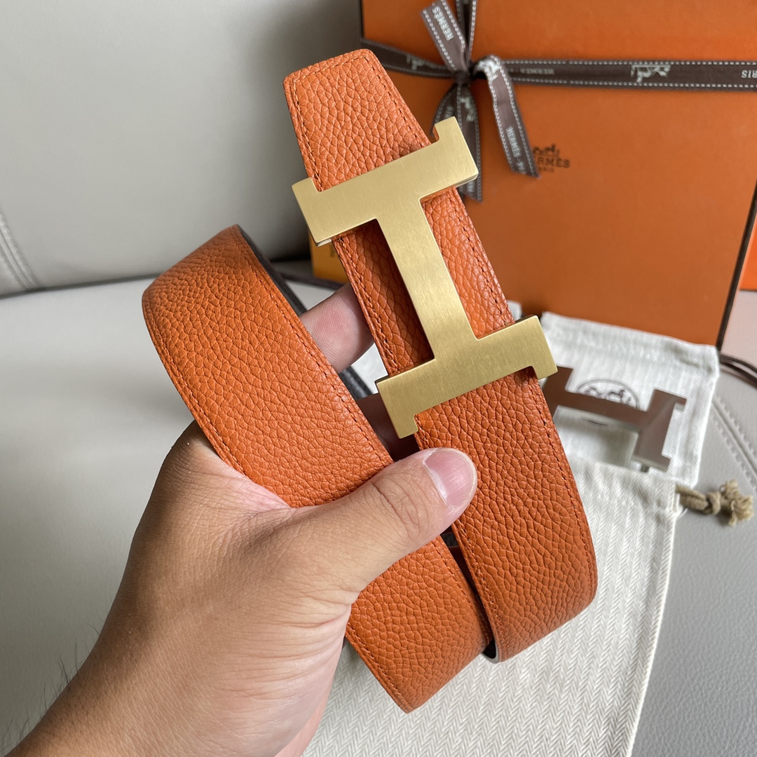 Hermes Leather Belts 1:1 Mirror Version