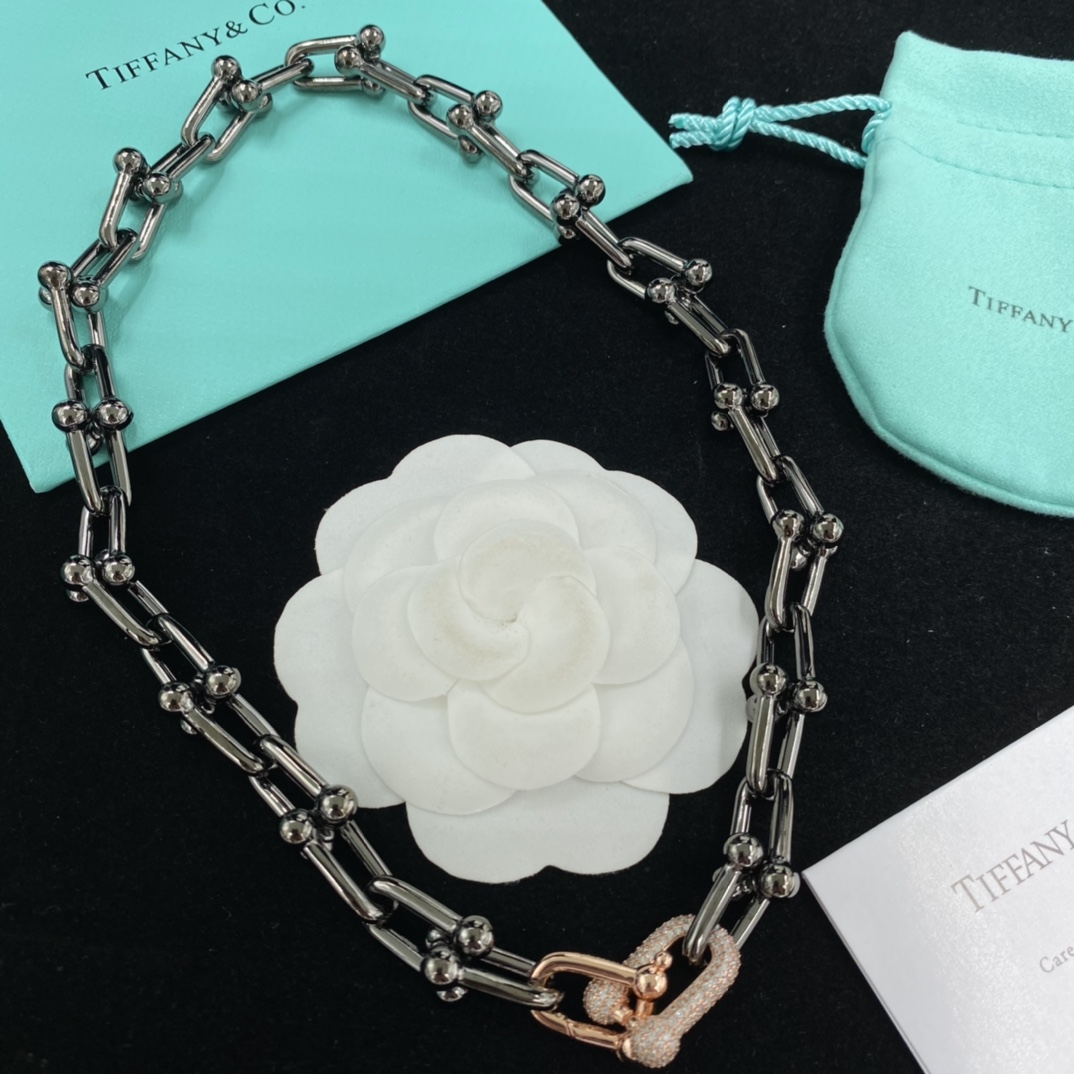 Faux Tiffany Link Necklace