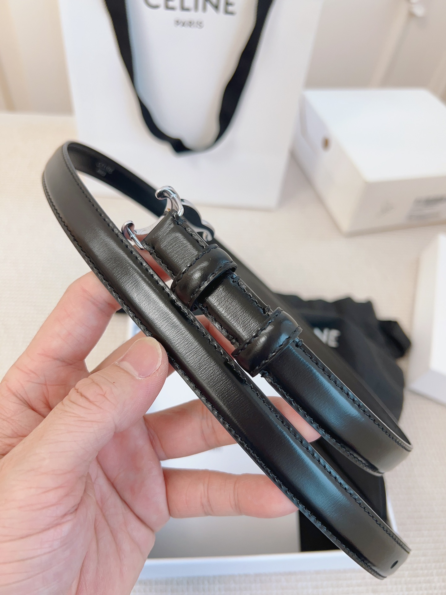 Celine Leather Belts 1:1 Mirror Version