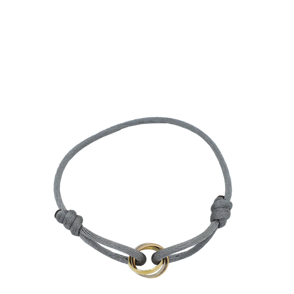 Cartier 18K Trinity Gold Three Colors Cord Bracelet