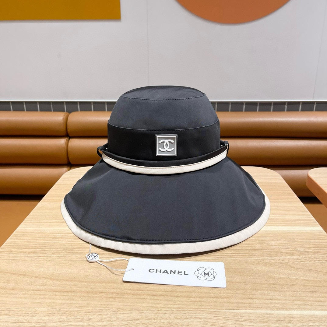 Chanel Wear a Double-sided Windproof Sun Hat Sunhat （Replica）