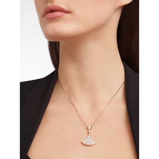 BVLGARI DIVAS' DREAM NECKLACE, Rose Gold & White Gold