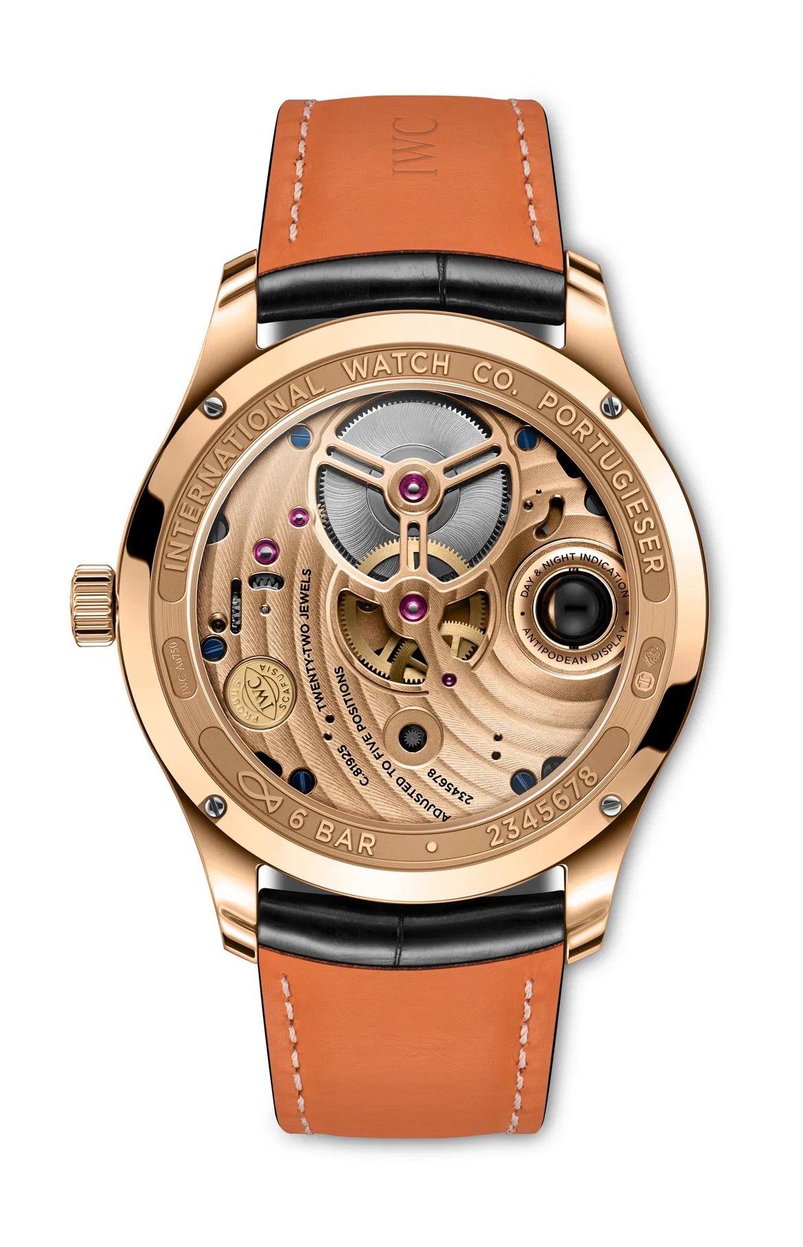 Schaffhausen Portugieser hand wound tourbillon day night iw545901