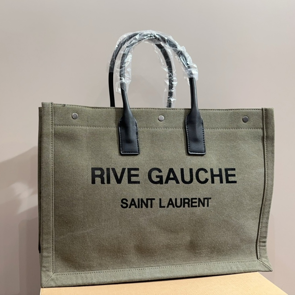 Saint Laurent YSL  Rive Gauche Canvas Tote bag Handbag(Replica)