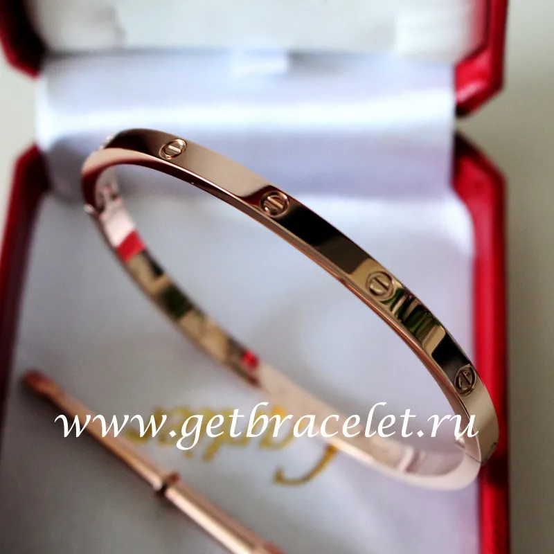 New Cartier Love Bracelet SM Pink Gold B6047317