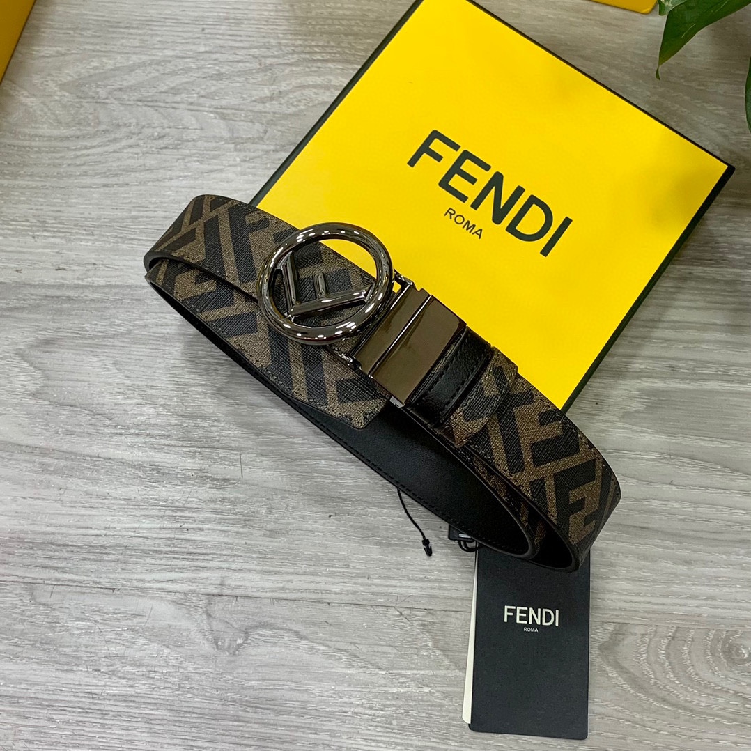 Fendi Leather Belts 1:1 Mirror Version