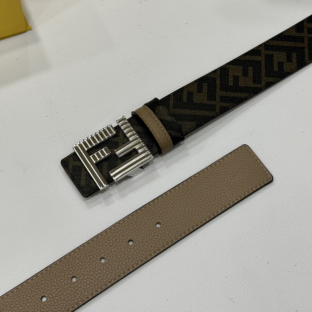 Fendi Leather Belts 1:1 Mirror Version