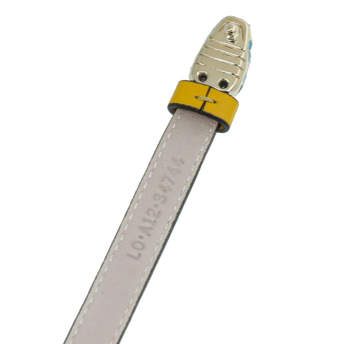 Bvlgari Yellow Serpenti Forever Double Coiled Bracelet