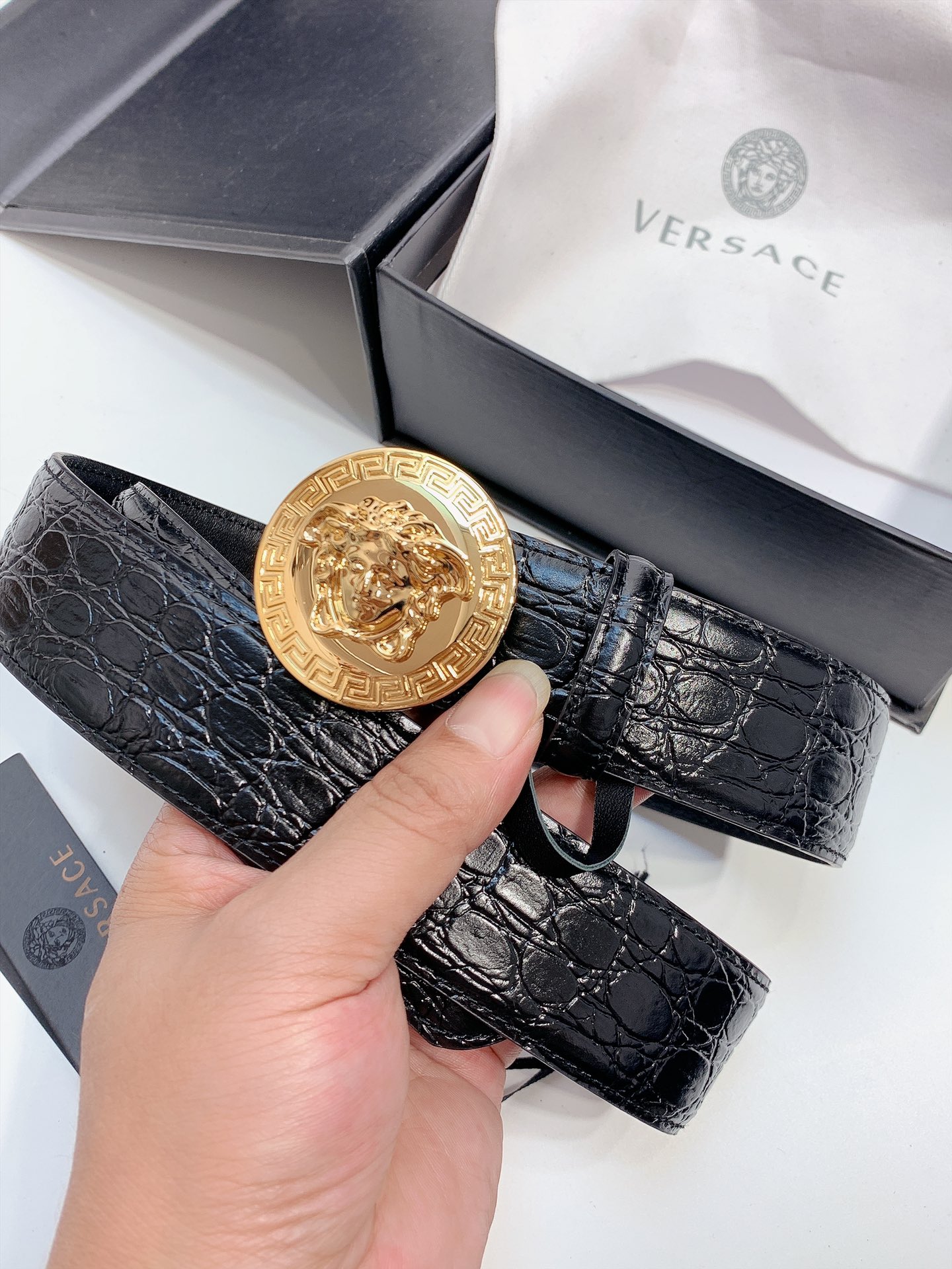 Versace Leather Belts 1:1 Mirror Version