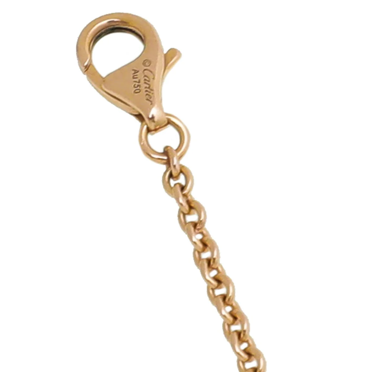 Cartier 18K Pink Gold Love Hoops Bracelet