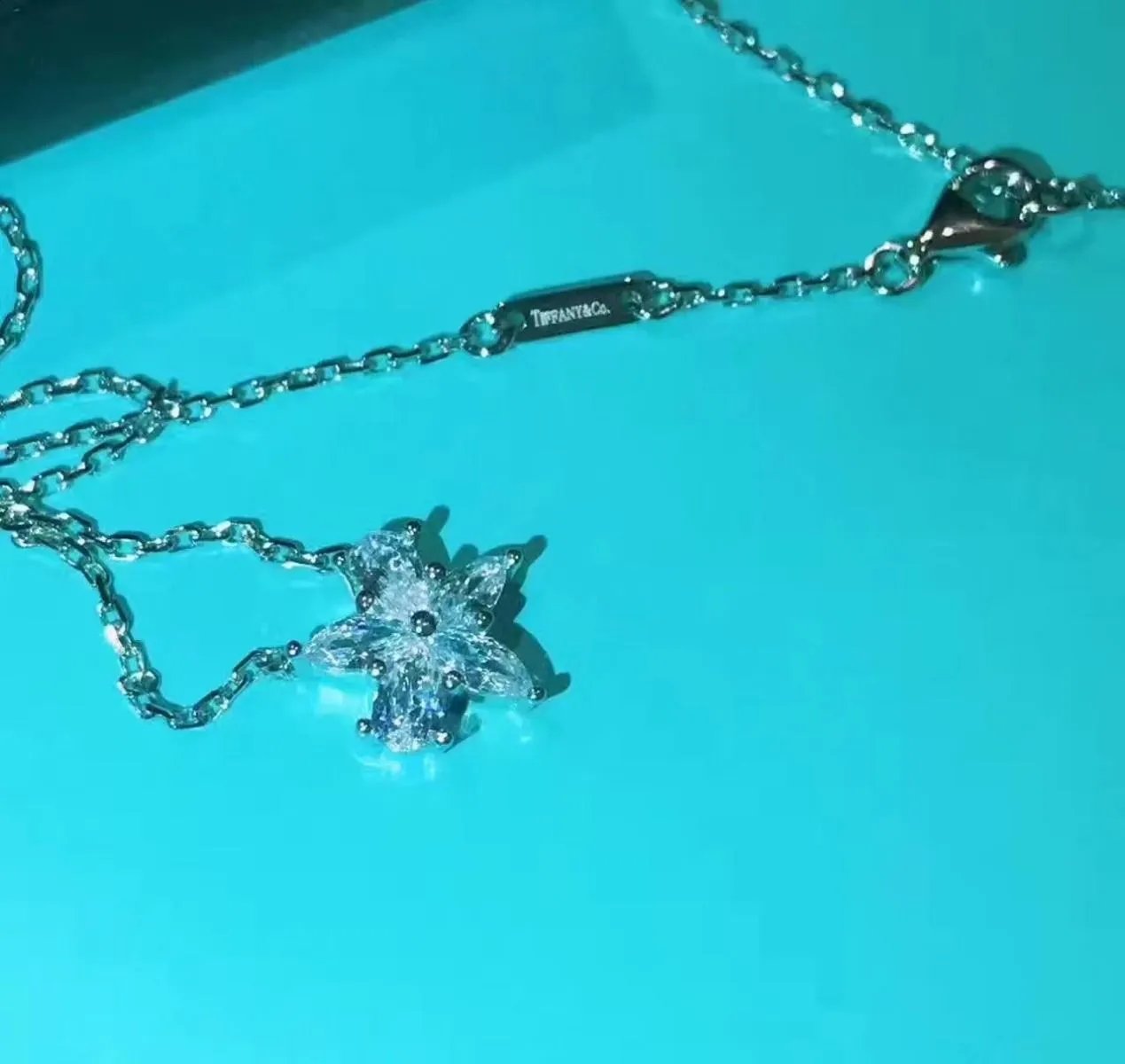 Tiffany Victoria Mixed Cluster Pendant Necklace Low Price Fashion Jewelry USA 34939969