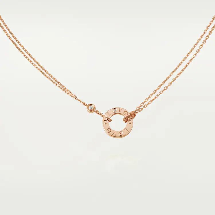 Cartier LOVE NECKLACE, 2 DIAMONDS