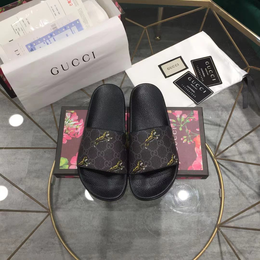 Gucci GG Blooms Supreme Floral Slide Sandal 408508 (Replica)