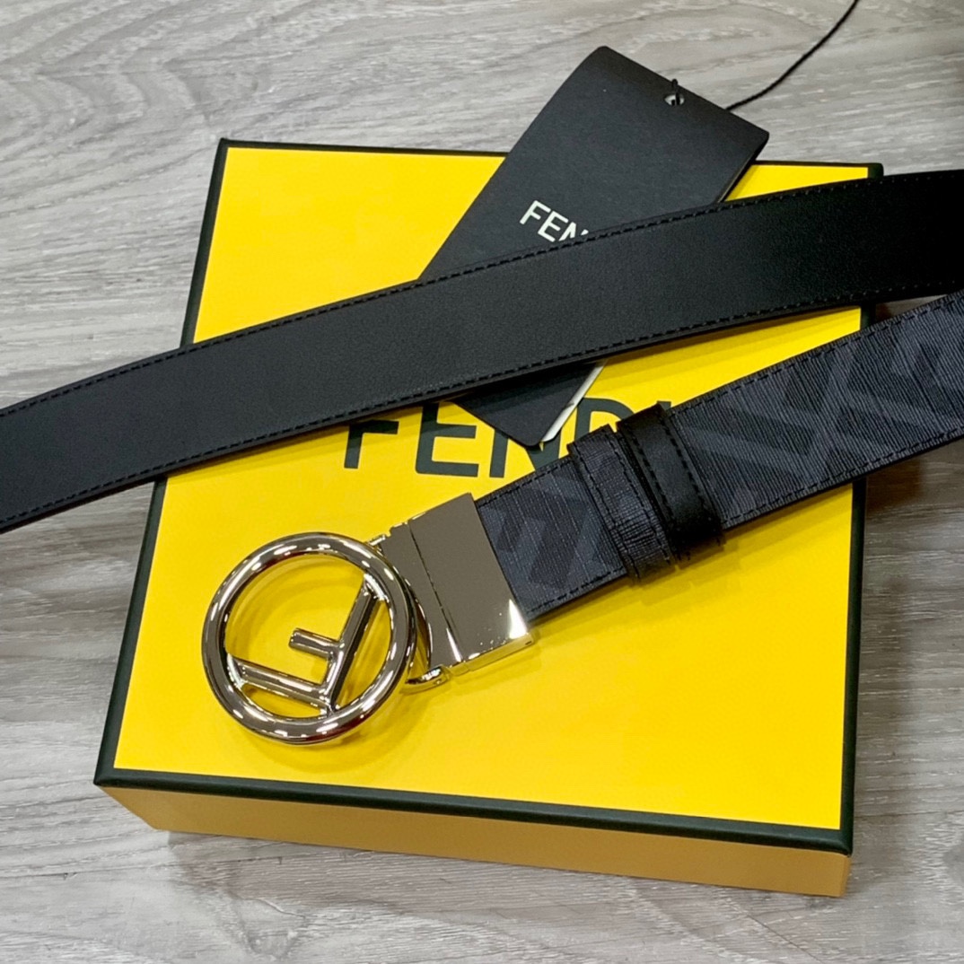 Fendi Leather Belts 1:1 Mirror Version