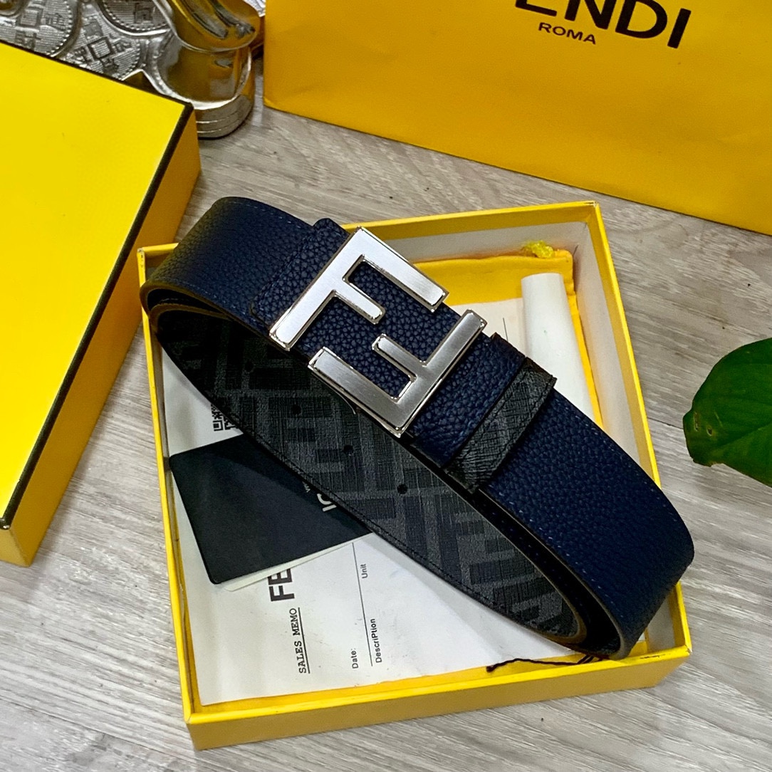 Fendi Leather Belts 1:1 Mirror Version