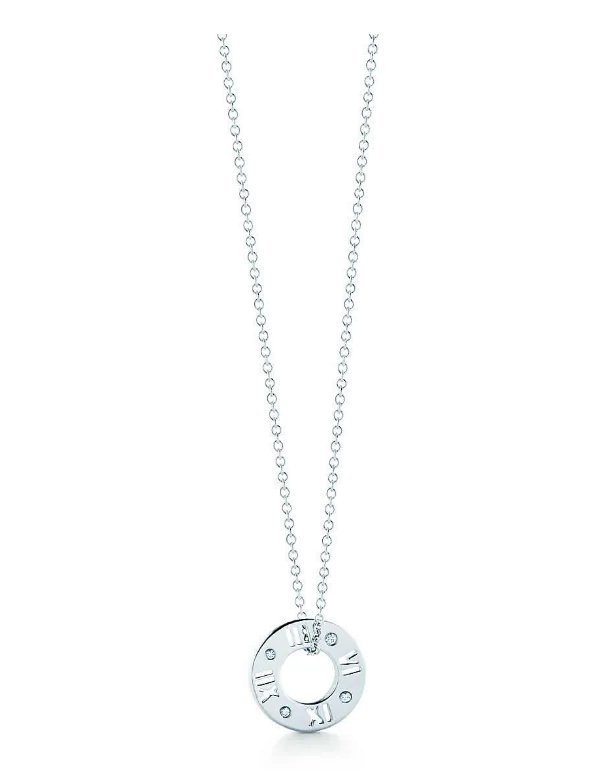 Replica Tiffany Atlas Pierced Circle Pendant Studded Diamonds Necklace Jewelry Online Shop 34160856/30480554