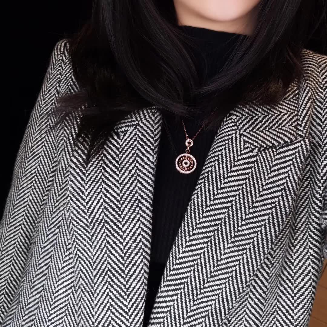 Bulgari Four Circles Necklace with Diamonds