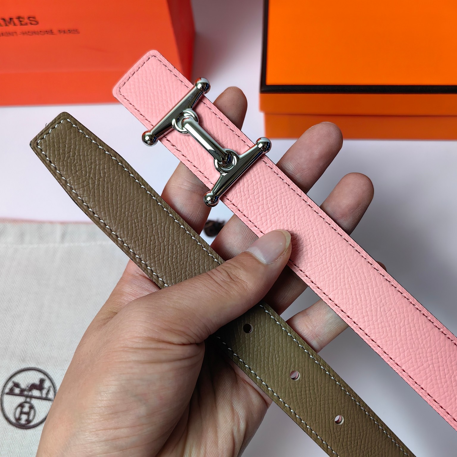 Hermes Leather Belts 1:1 Mirror Version