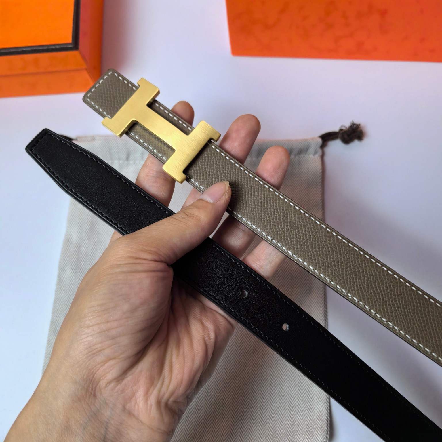 Hermes Leather Belts 1:1 Mirror Version