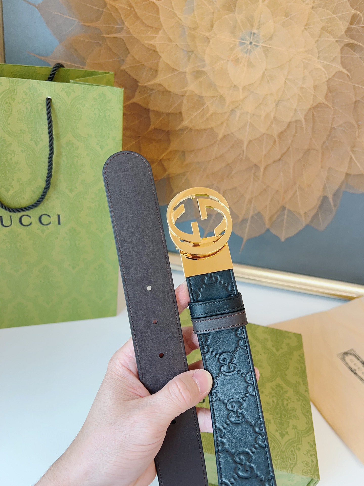 Gucci Leather Belts 1:1 Mirror Version
