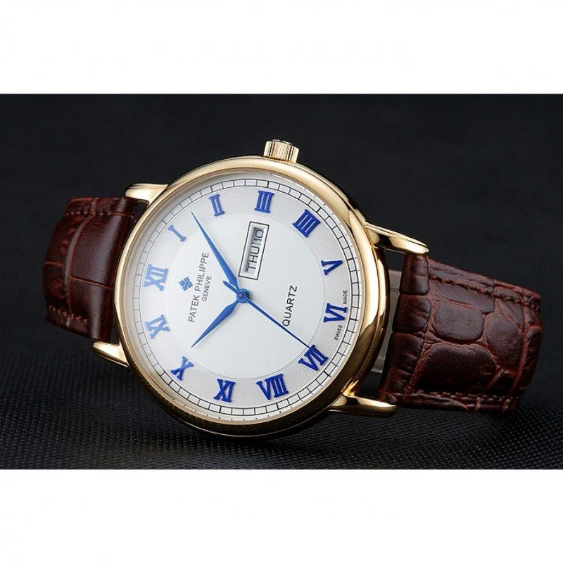 Calatrava White Dial White 41 mm, Yellow Gold