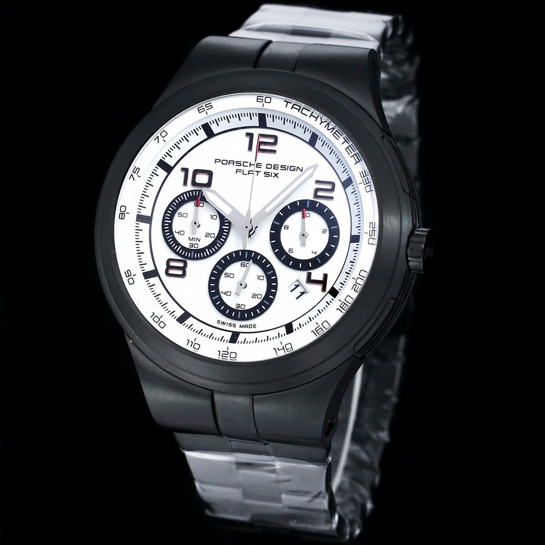 Porsche Chronotimer Collection White