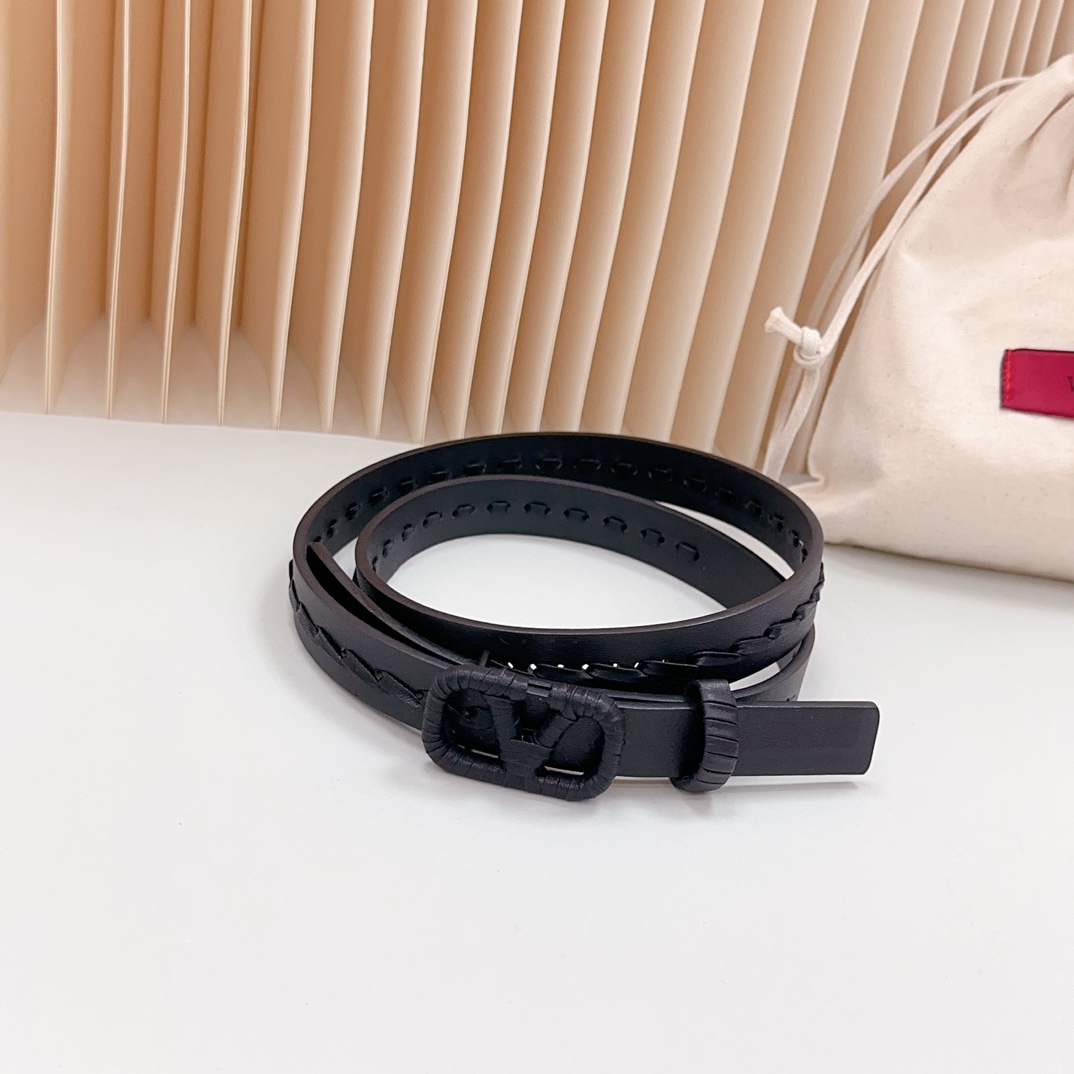 Valentino Leather Belts 1:1 Mirror Version
