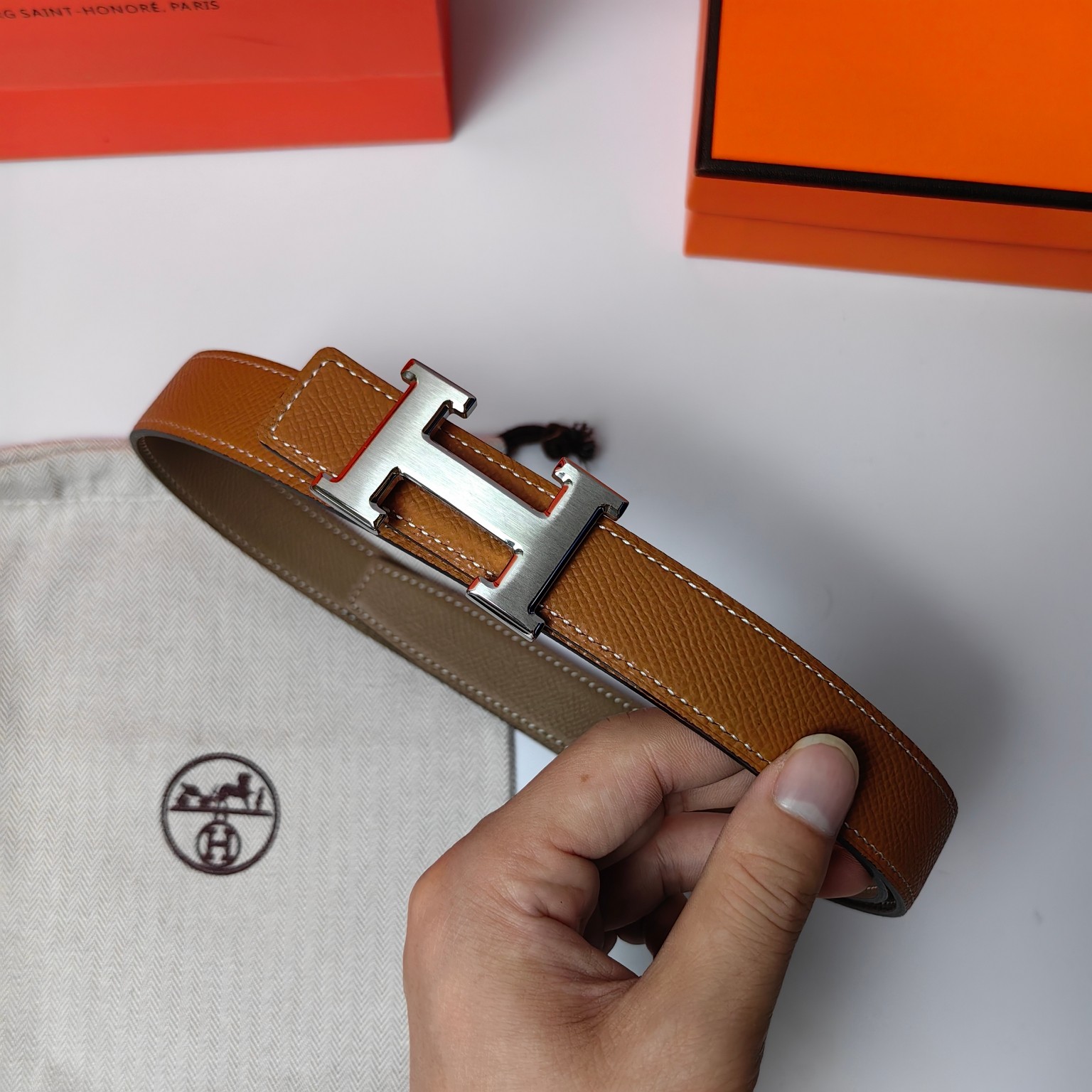 Hermes Leather Belts 1:1 Mirror Version
