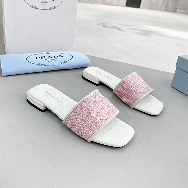 Prada Comfortable Flip-Flops Slide Sandal (Replica)