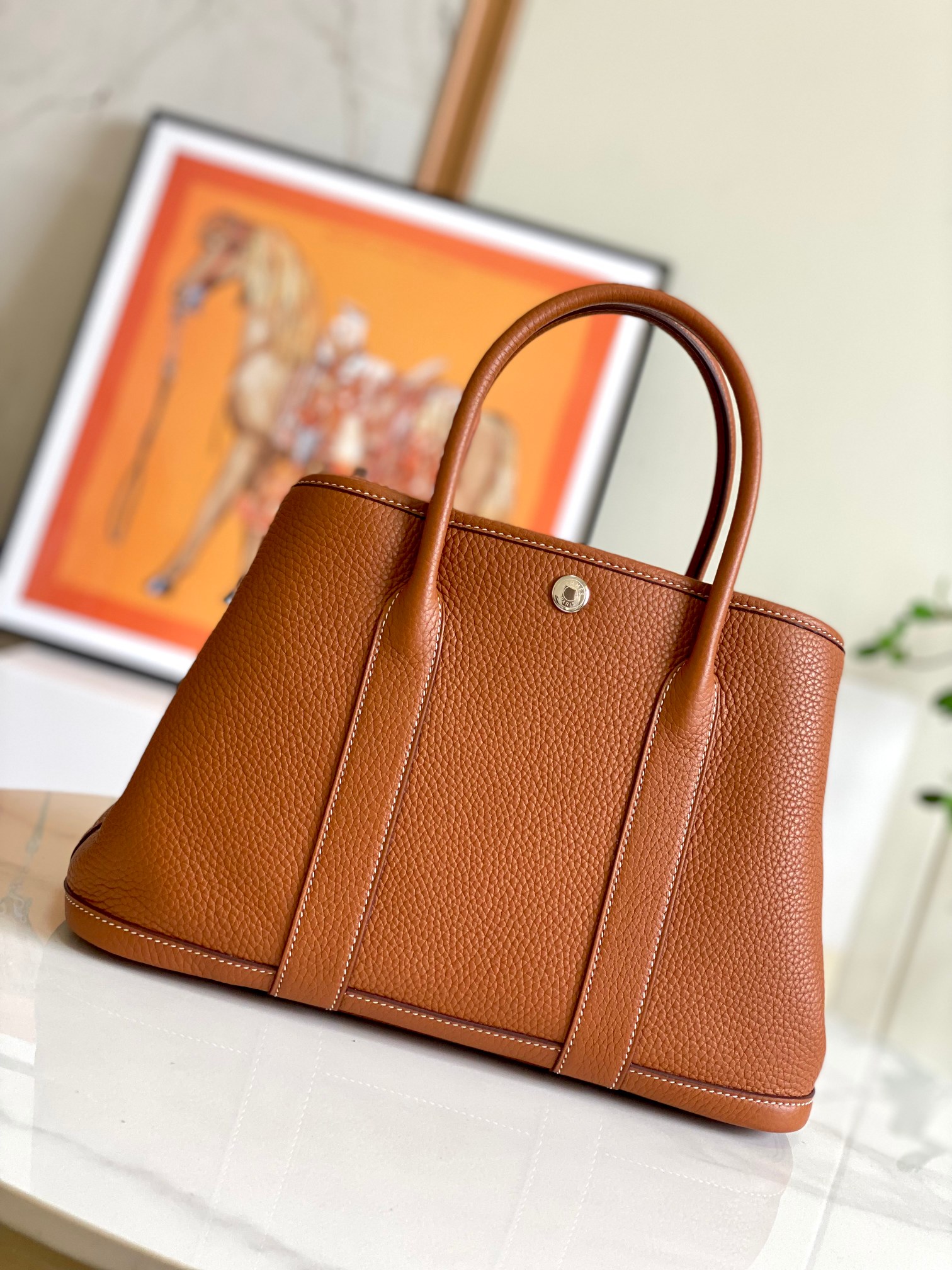 Hermes 10A Handbag Shoulder Bag Top Mirror Quality Version Garden30