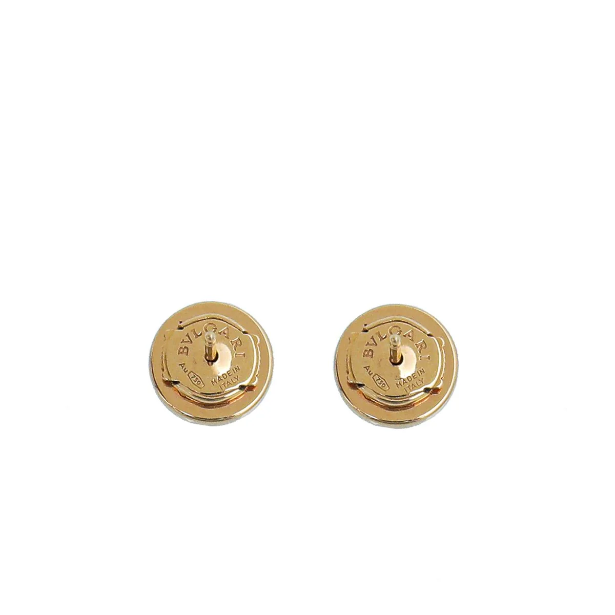 Bvlgari 18K Yellow Gold Diamond Bvlgari Single Earring (2Pcs)