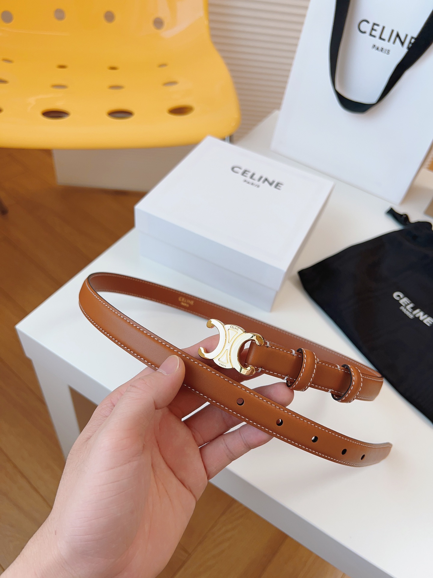 Celine Leather Belts 1:1 Mirror Version