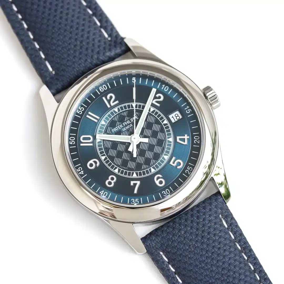 Calatrava 6007G-011 DATE, SWEEP SECONDS. 40 mm,White gold