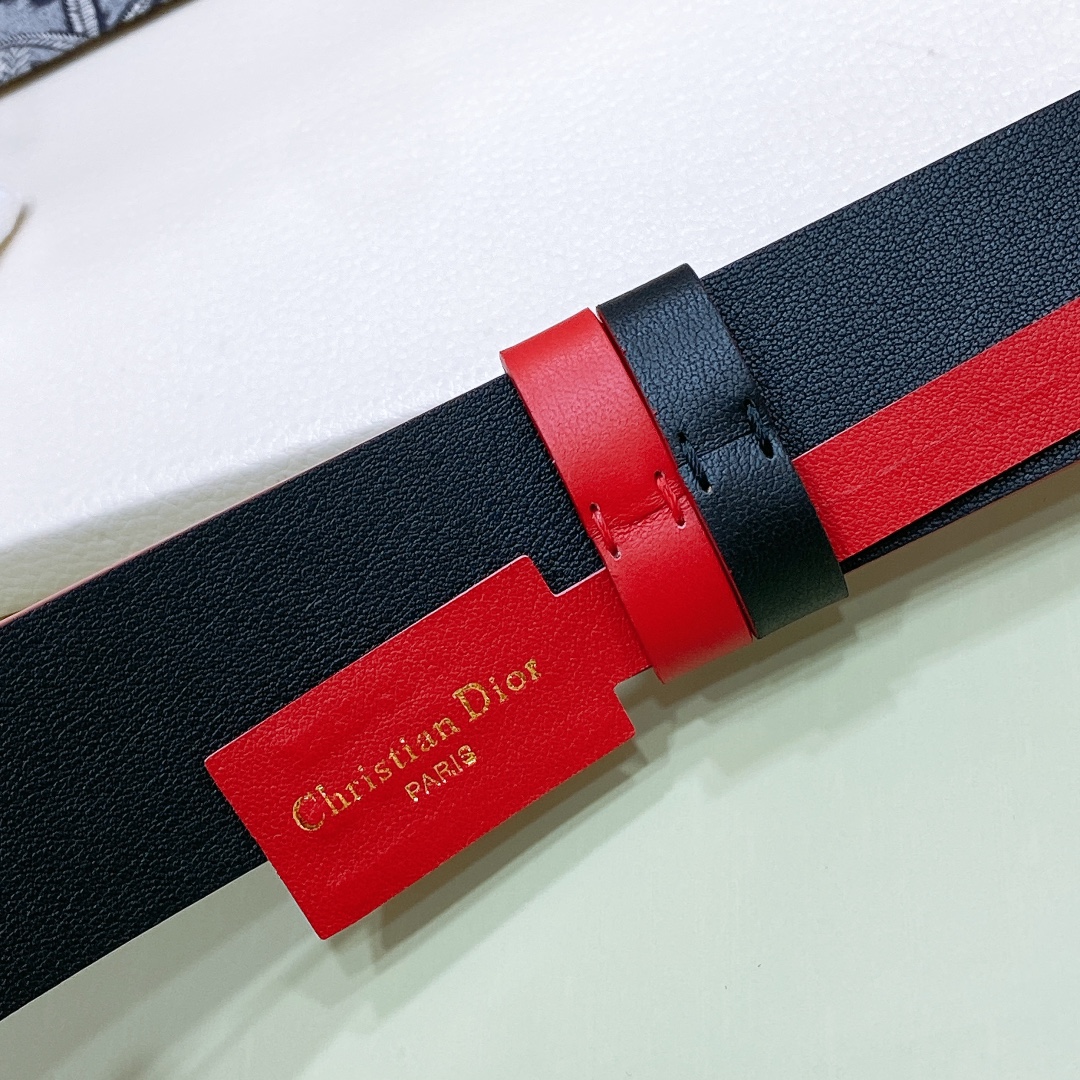 Dior Leather Belts 1:1 Mirror Version